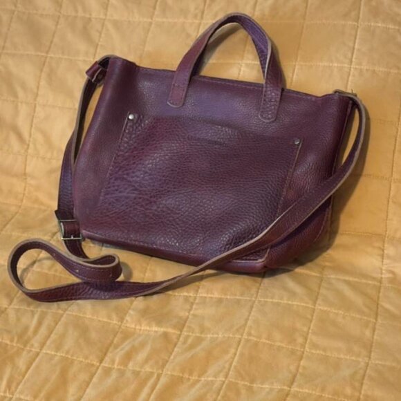 Portland Leather Goods Mini Crossbody Tote in Cinnamon Bear - Picture 2 of 2